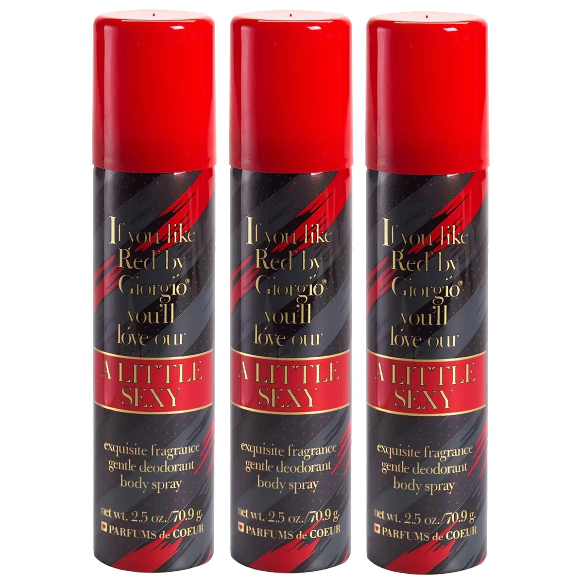 Parfums De Coeur A Little Sexy bottle spray delivers a light, unmistakable fragrance for everyday confidence.