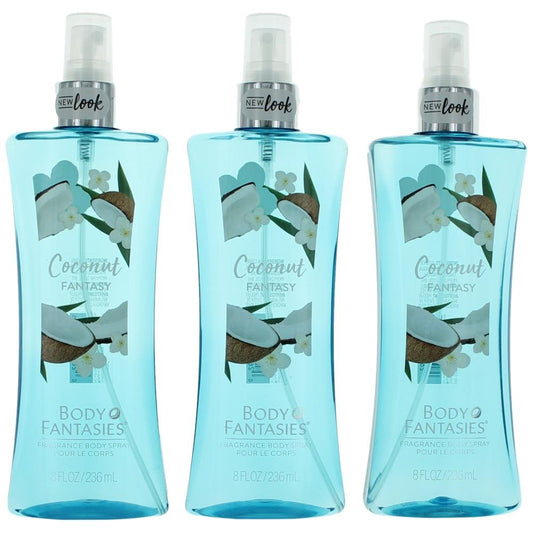 Parfums De Coeur Coconut Fantasy body spray bottle for daily tropical fragrance and all-day freshness.