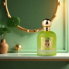 Pear Potion EDP bottle close-up—crystal clarity and shine
