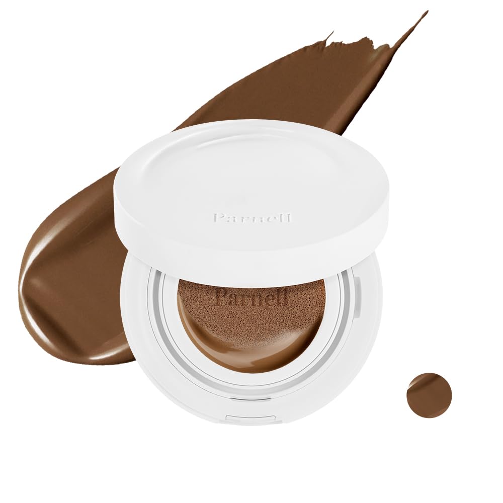 Parnell Cicamanu Serum Cushion Nutmeg compact with lightweight radiant coverage for natural glow.