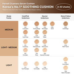 Parnell Cicamanu Serum Cushion Nutmeg packaging showing double-seal freshness for safety.