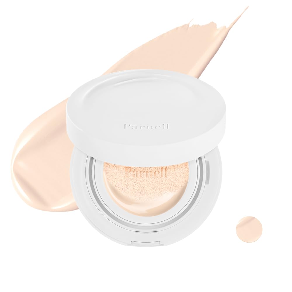 Parnell Cicamanu Serum Cushion packaging showcases portable case for lightweight hydration benefits.
