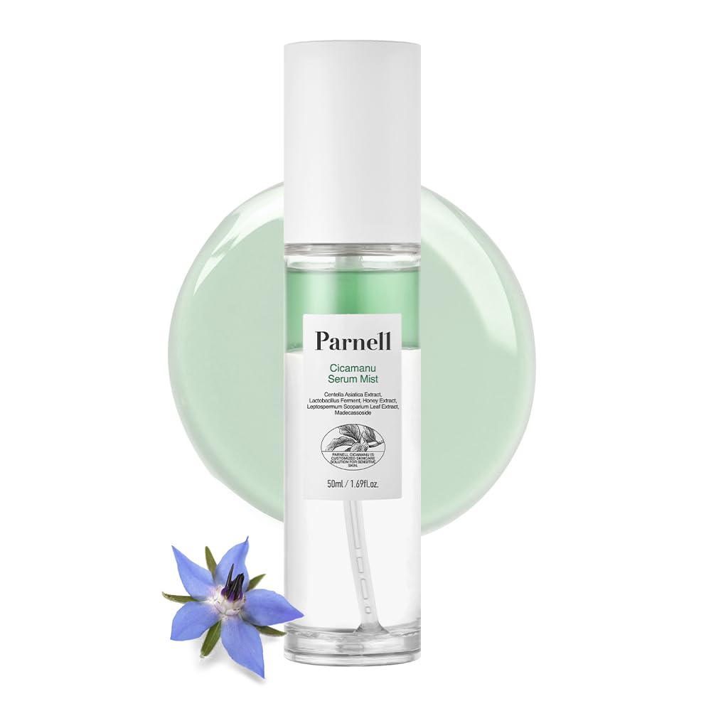 Parnell Cicamanu Serum Mist bottle ready for daily hydration and glow.