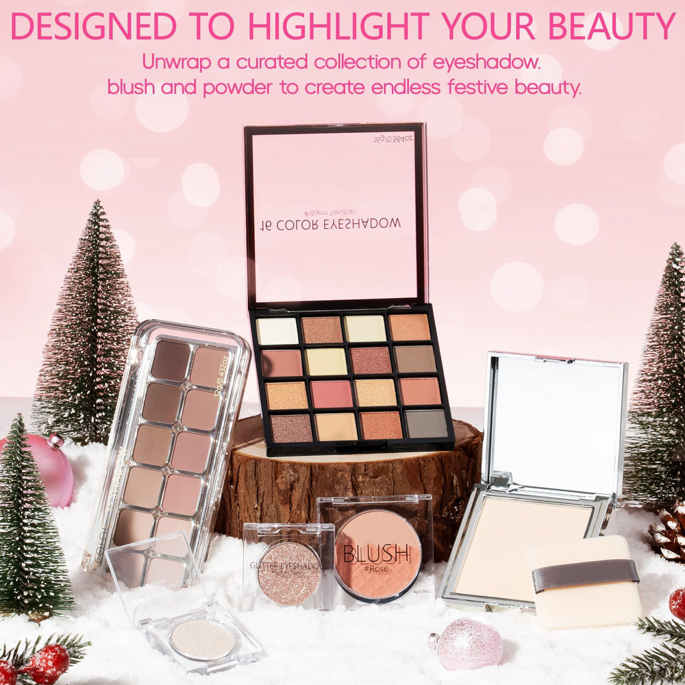 Partylamb holiday makeup collection in use during festive events