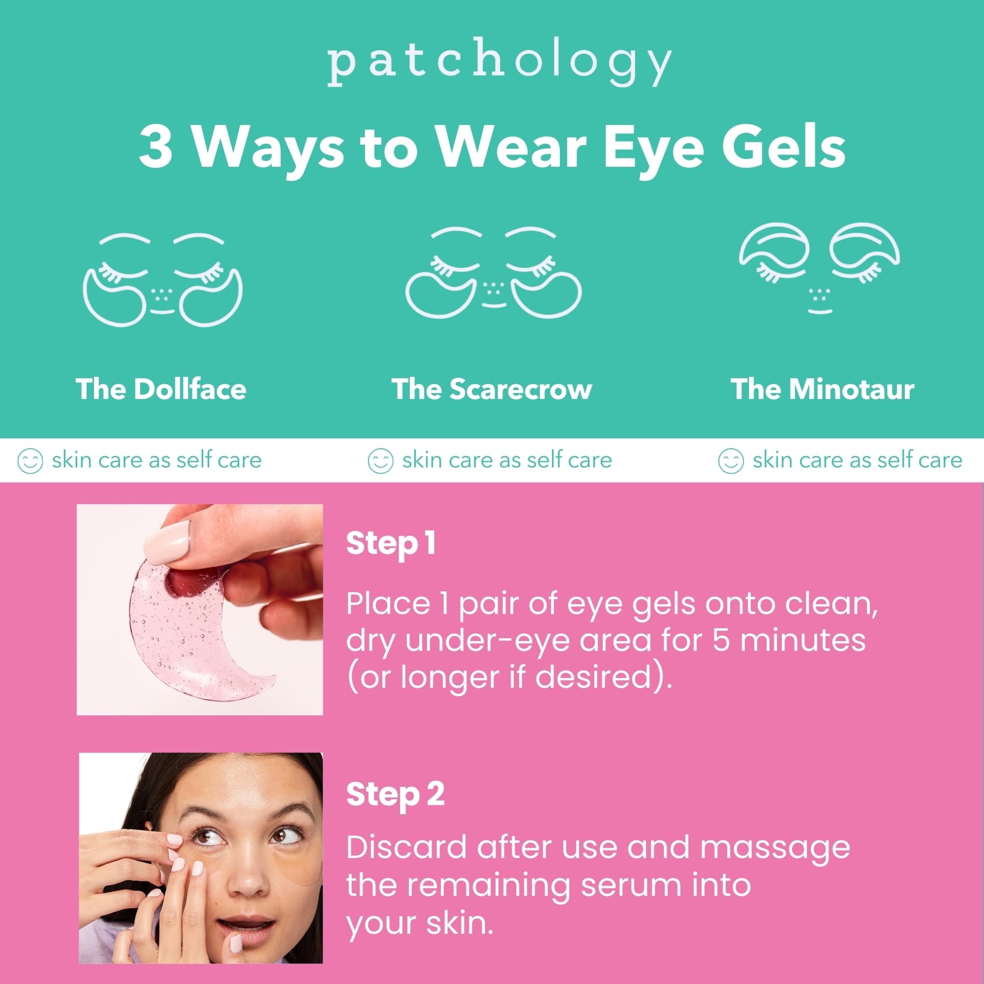 Patchology quick 5-minute skincare ritual with eye patches