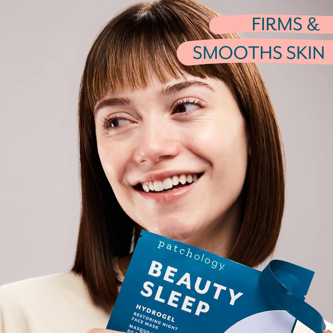 Patchology hydrogel mask minute relaxation — quick 10-minute pampering session.