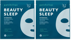 Patchology hydrogel mask retinol peptides application — smoothing and hydrating effects.