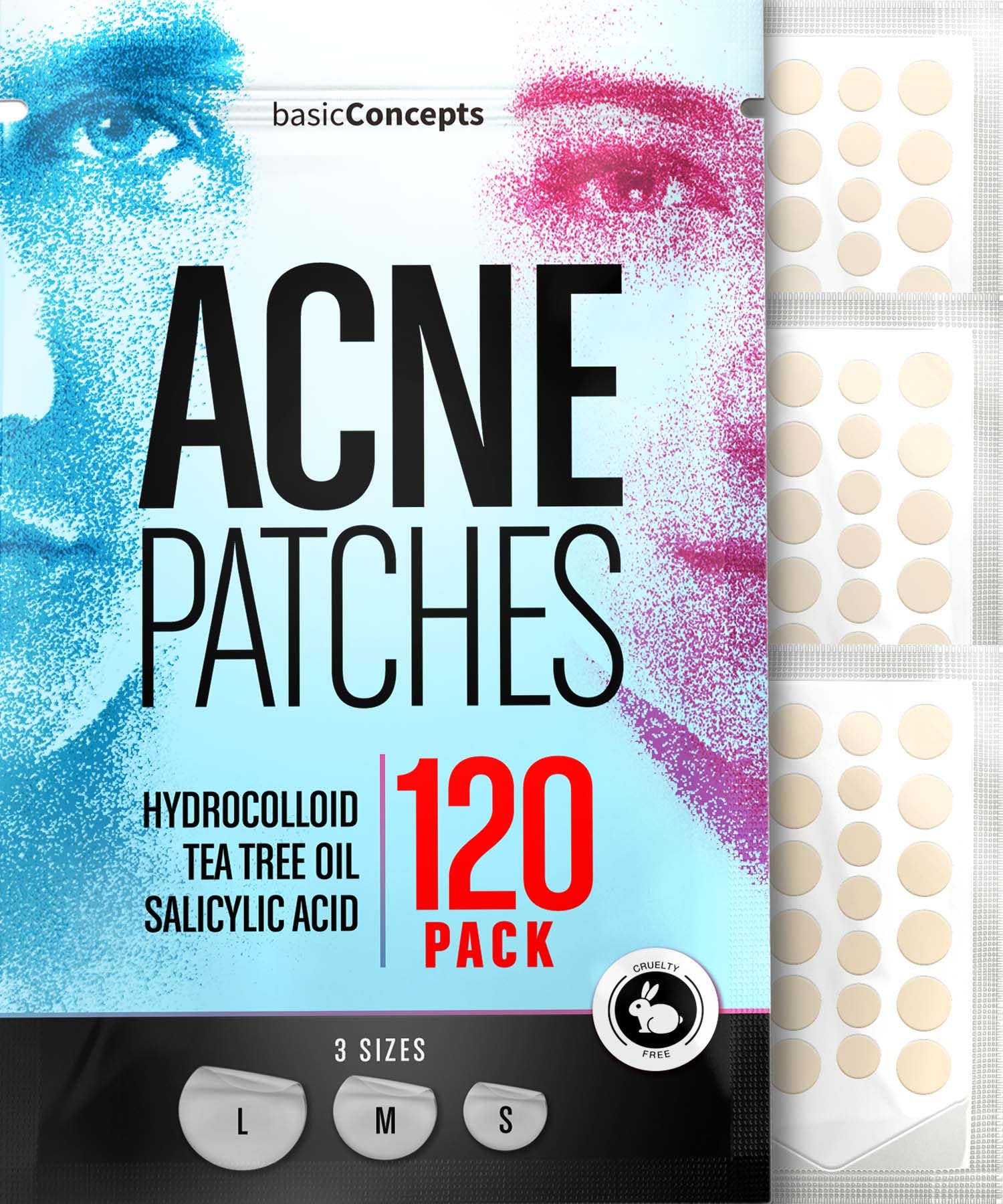 PatchRx pimple patches 120-pack box for convenient daily use