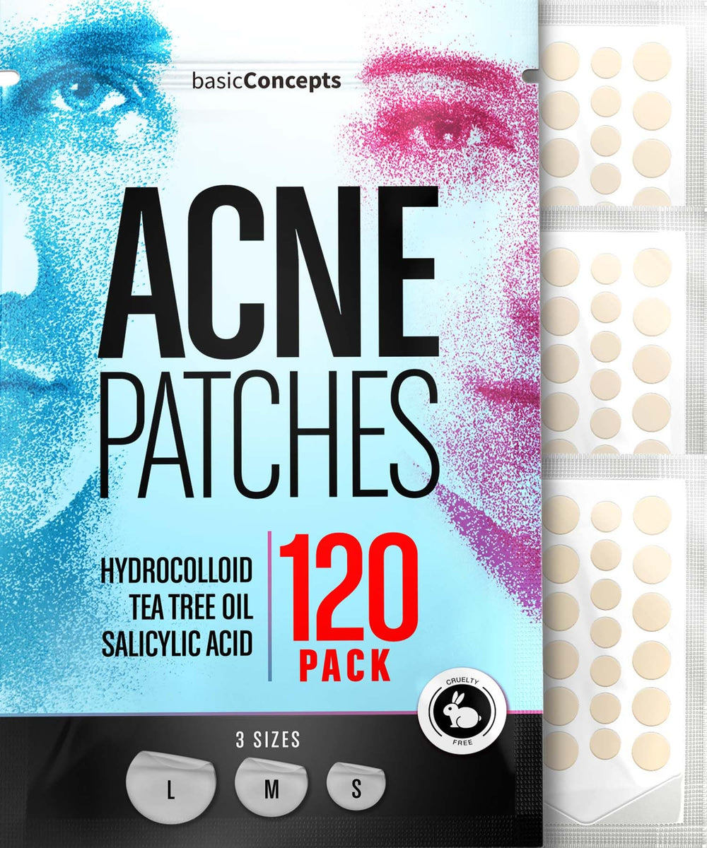 PatchRx pimple patches 120-pack box for convenient daily use