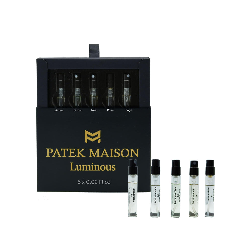 Patek Maison Luminous Azure mini spray for everyday freshness and unisex wear