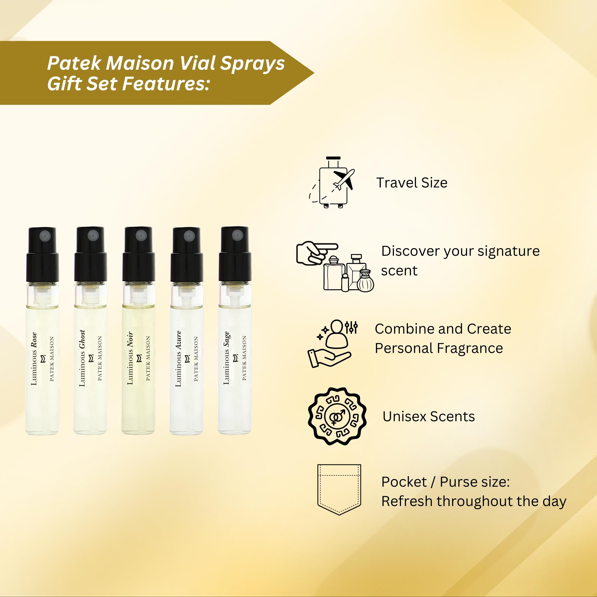 Patek Maison Luminous Ghost mini spray offers airy unisex scent.