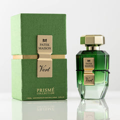 Patek Maison Prisme Vert cap detail emphasizes sleek design for on-the-go use.