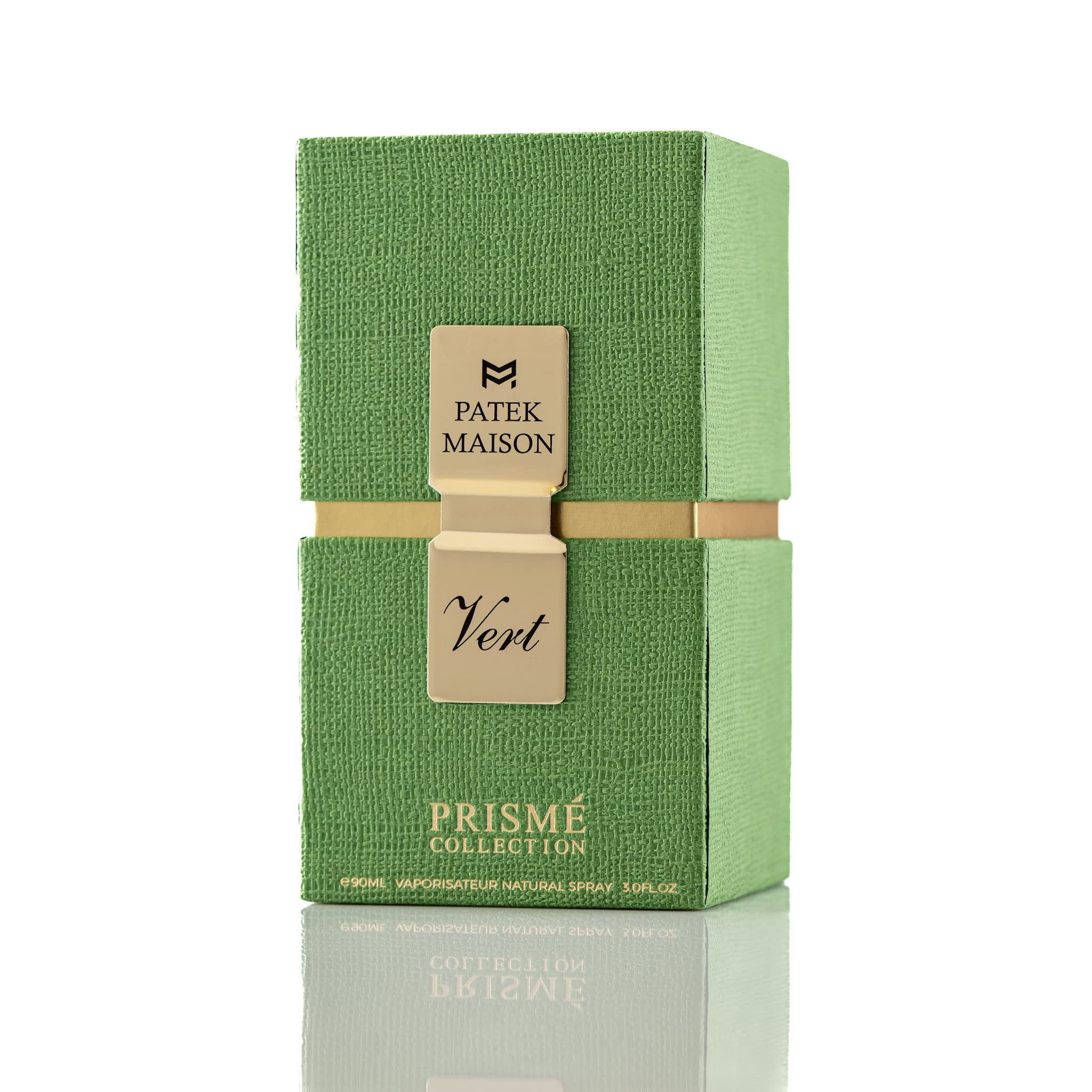 Patek Maison Prisme Vert perfume drops demonstrate an enduring woody-musk finish.