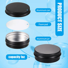 Patelai lip balm tin with open lid for easy filling.