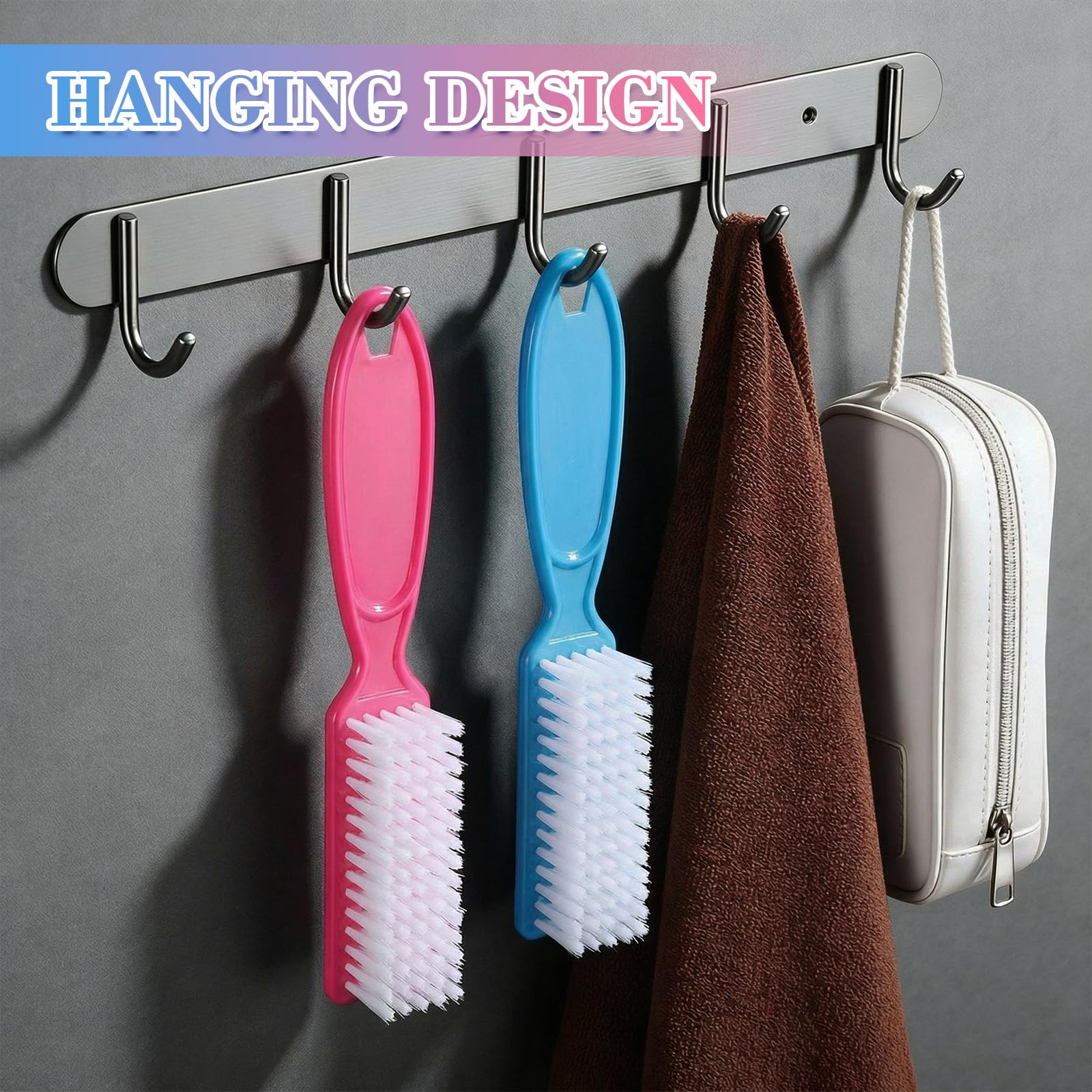 Patelai nail brush at the sink for quick nail dirt removal