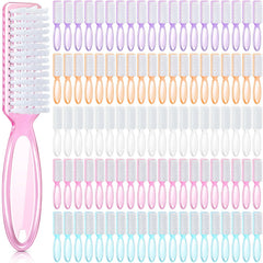 Patelai nail brush with colorful handle grip for comfortable nail cleaning at the sink