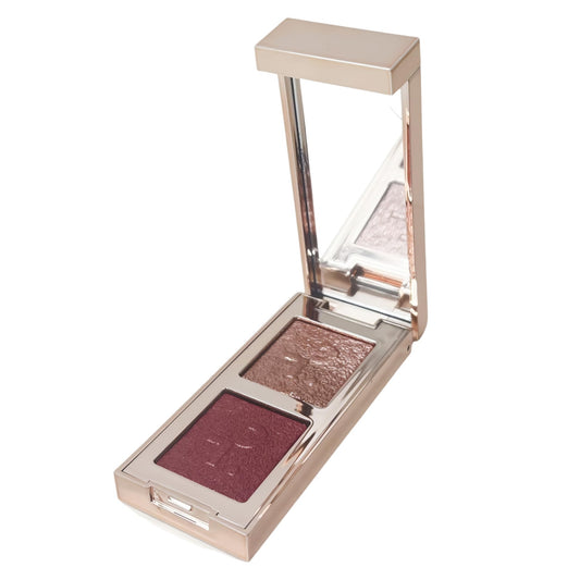 PATRICK TA Major Dimension Eye Illusion Duo Slow Burn on eyelids adds multidimensional shimmer.