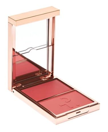 Patrick Ta Major Headlines creme blush duo bottle shows radiant color and dewy glow.
