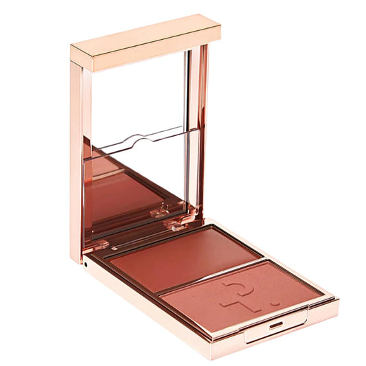 Patrick Ta Major Headlines Duo packaging highlights sleek design for chic on-the-go touch-ups.