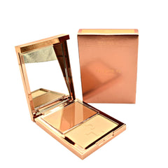 Patrick Ta Major Skin Duo compact open showing dual foundation and finishing powder for a skin-like finish