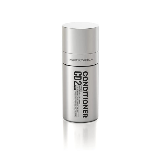 PATRICKS CD2D moisturizing conditioner bottle pour highlights hydration for daily grooming