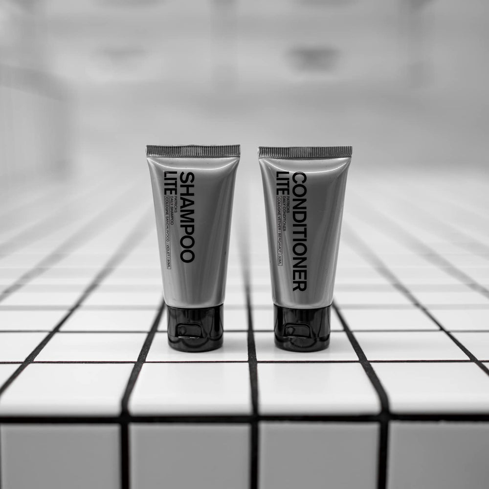 Recyclable packaging of PATRICKS CDLD conditioner supports sustainable grooming.