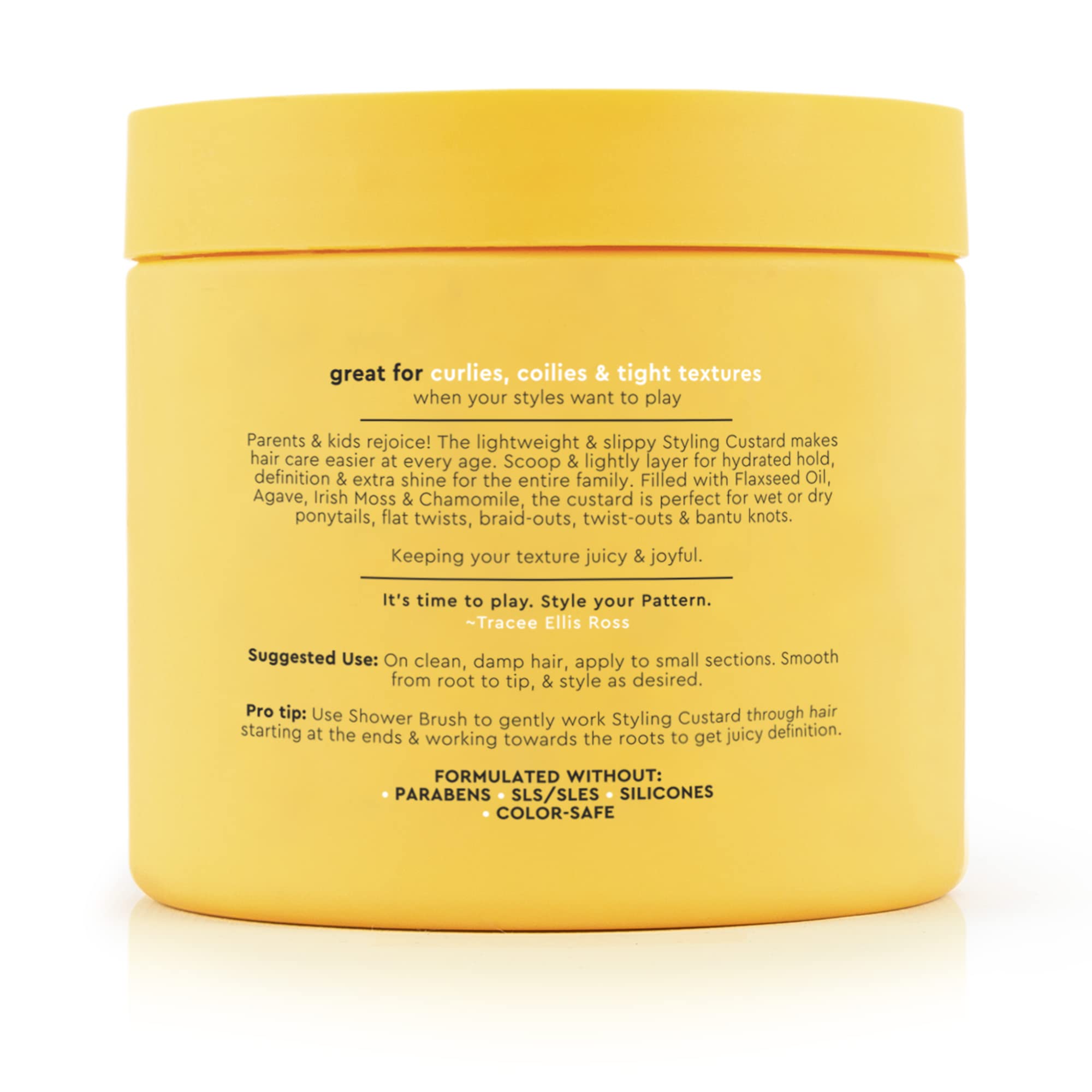 Pattern Beauty Styling Custard enhances bantu knots with shine and control