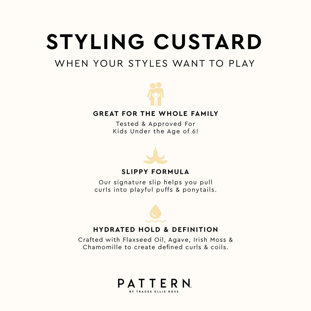 Pattern Beauty Styling Custard paraben-free and sulfate-free formula for sensitive scalps