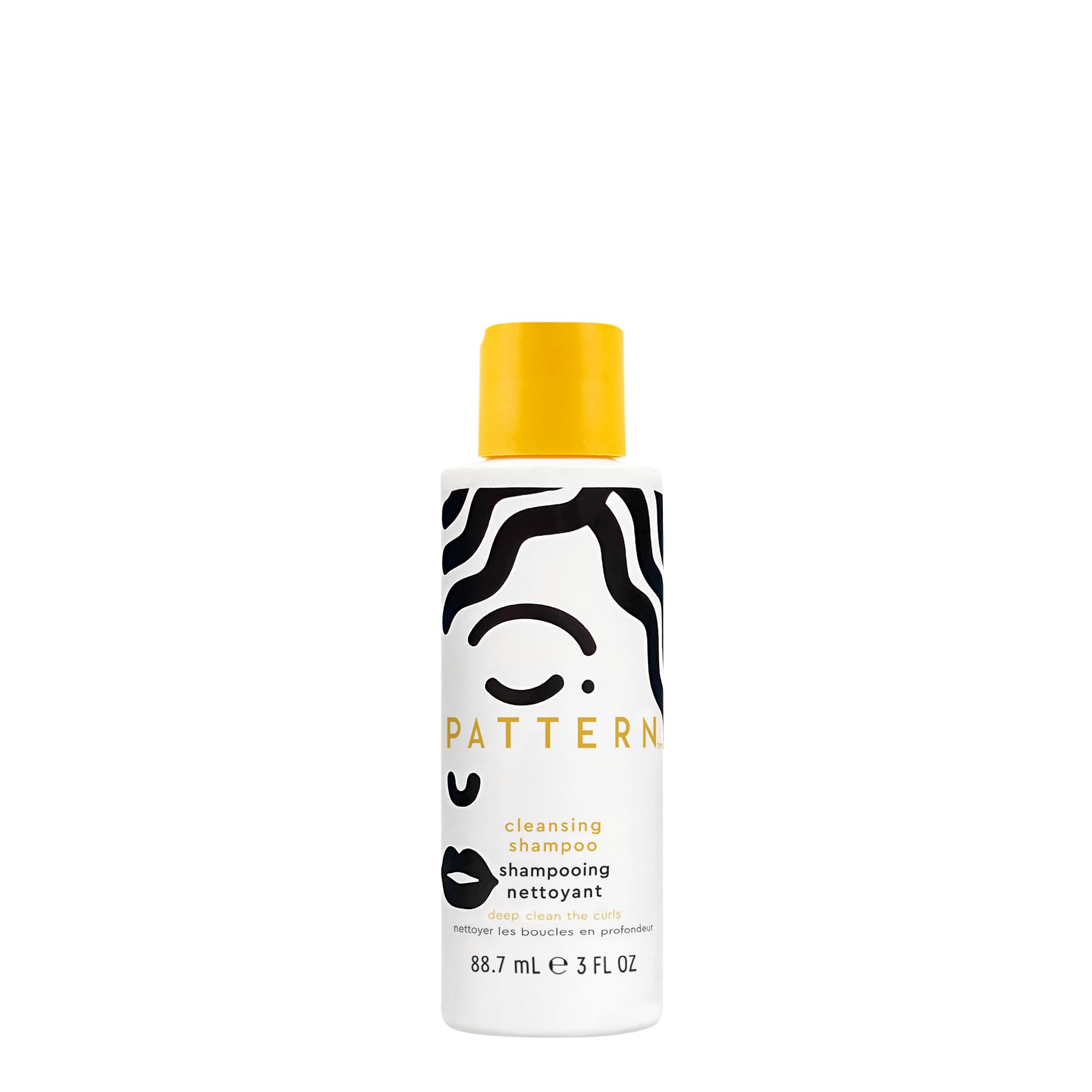 PATTERN Beauty mini cleansing shampoo bottle showcasing Matcha for curls