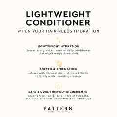PATTERN pump-dispense action showing controlled conditioner release