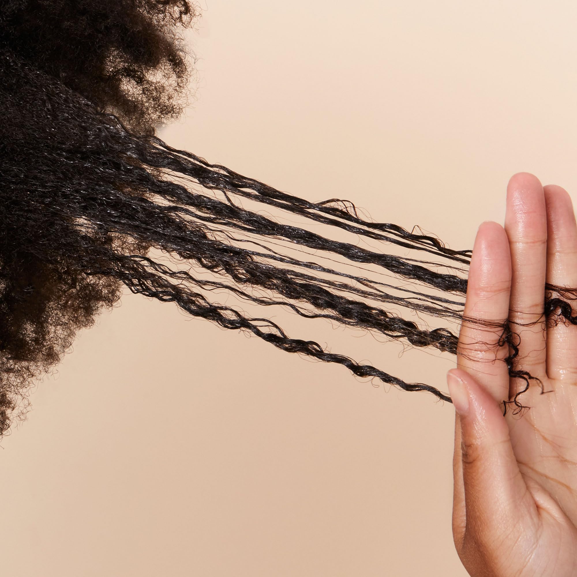 PATTERN Breakage Barrier Mask being applied to curls during wash day.