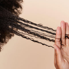 PATTERN Breakage Barrier Mask being applied to curls during wash day.