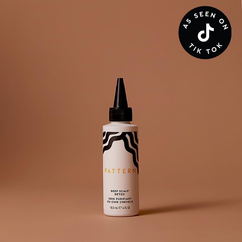 PATTERN Deep Scalp Detox bottle with label highlights detox benefits.