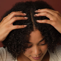 PATTERN Deep Scalp Detox texture close-up shows lightweight serum.