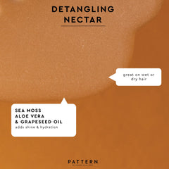 PATTERN Detangling Nectar pre-poo use for easy washing prep