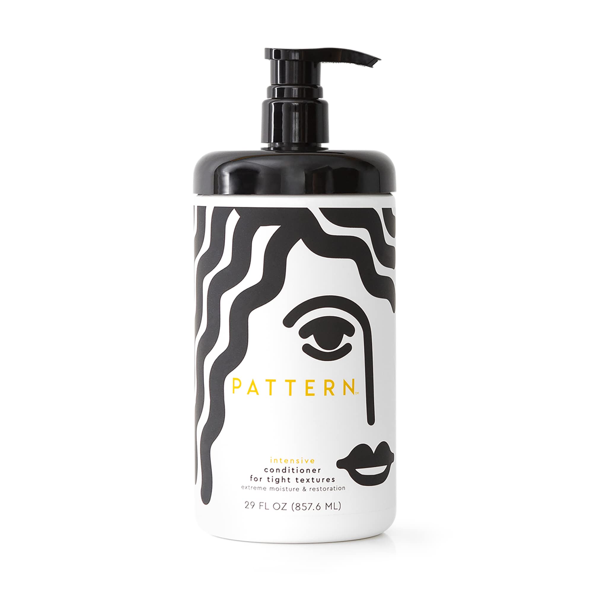 PATTERN Intensive Conditioner bottle with label highlighting deep hydration for curls.
