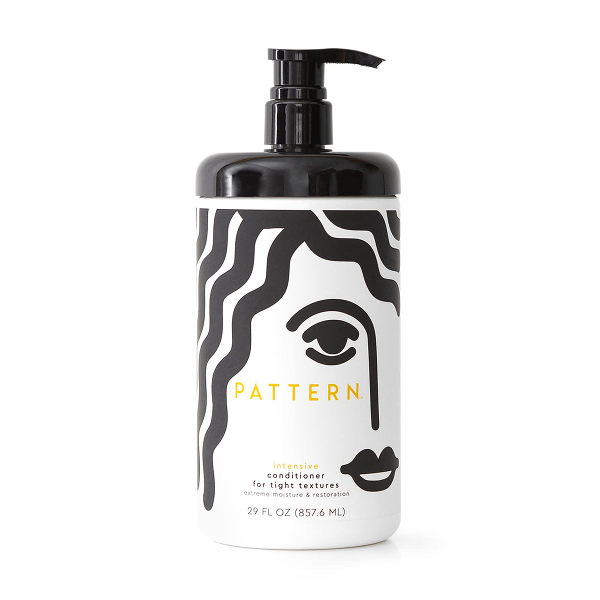 PATTERN Intensive Conditioner bottle with label highlighting deep hydration for curls.