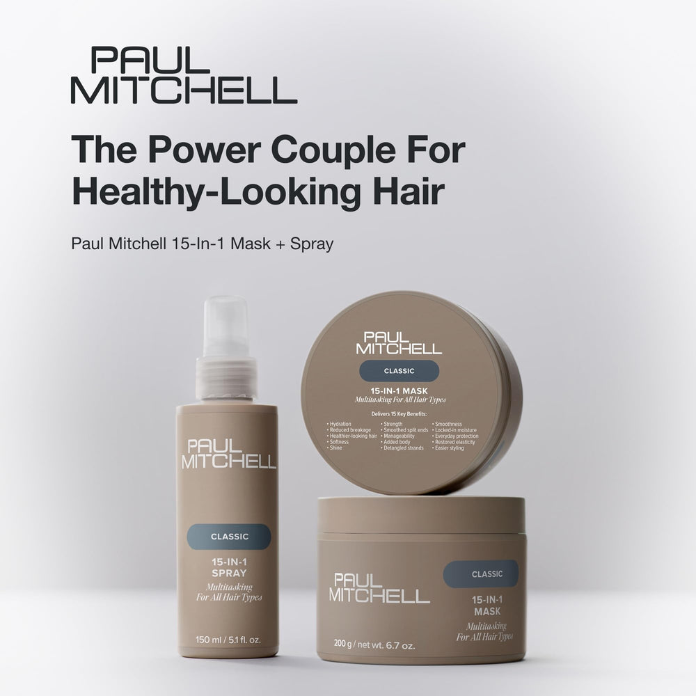 Paul Mitchell 15-In-1 Mask detangled strands demonstration