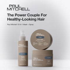 Paul Mitchell 15-In-1 Mask detangled strands demonstration