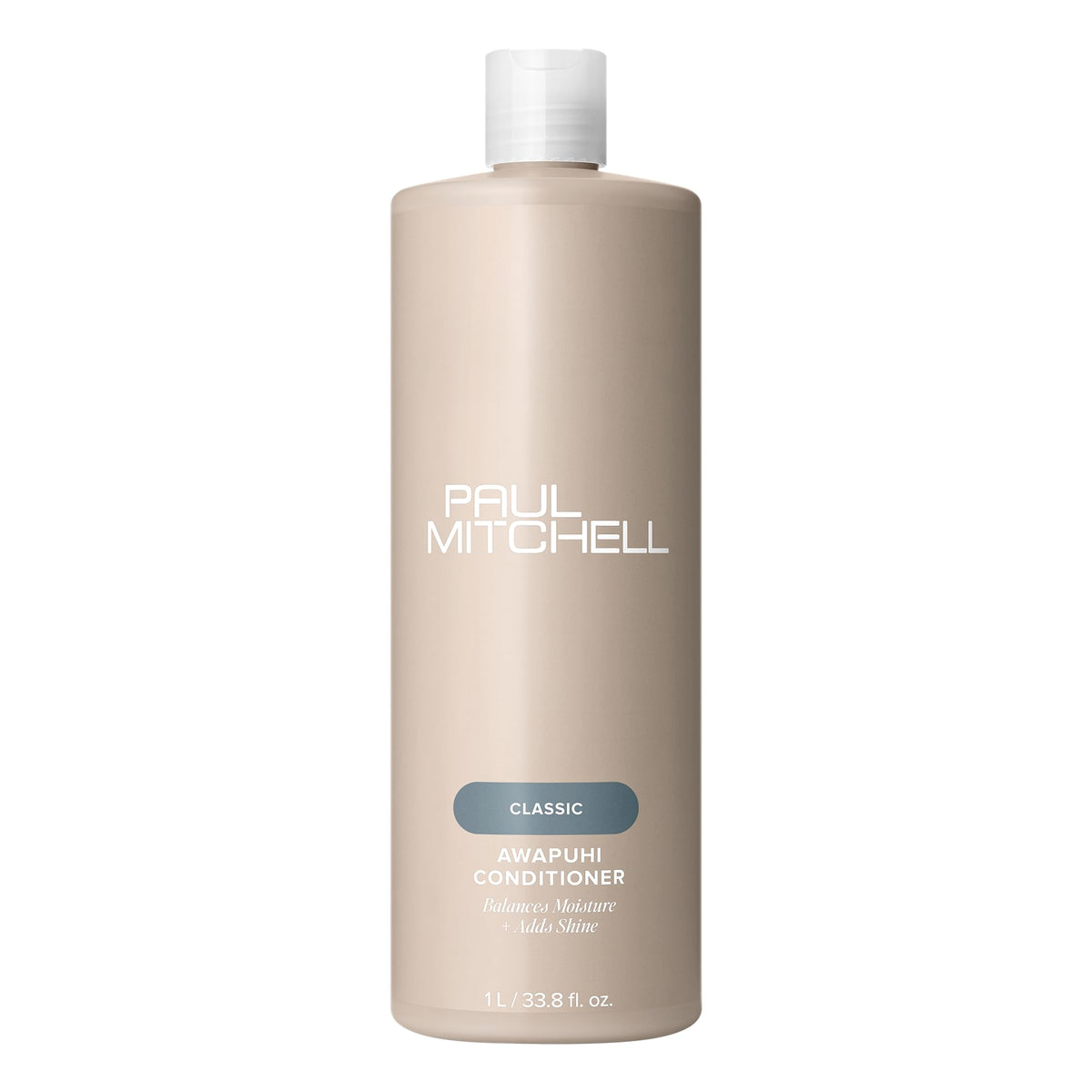 Paul Mitchell Awapuhi Conditioner bottle front shows lightweight moisture for all hair types