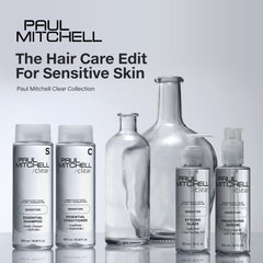 Fragrance-free formula applied to scalp, suitable for sensitive skin.