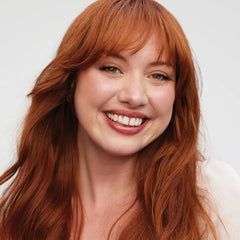 Paul Mitchell Color Protect in-use shot showing smoothing from mid-length to ends