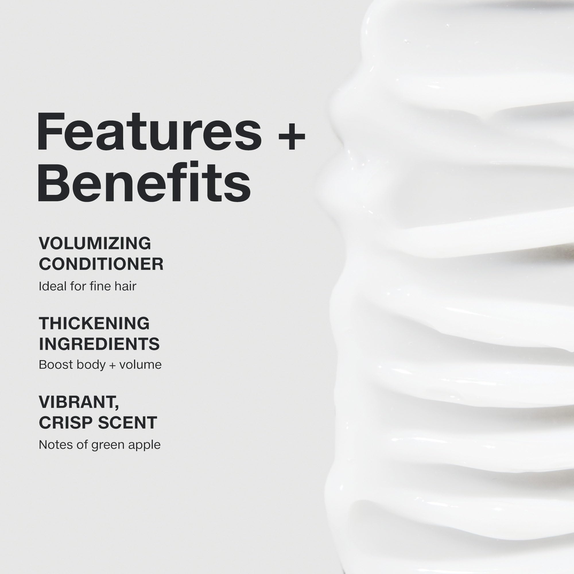Paul Mitchell Extra-Body Conditioner pump eases application and control.
