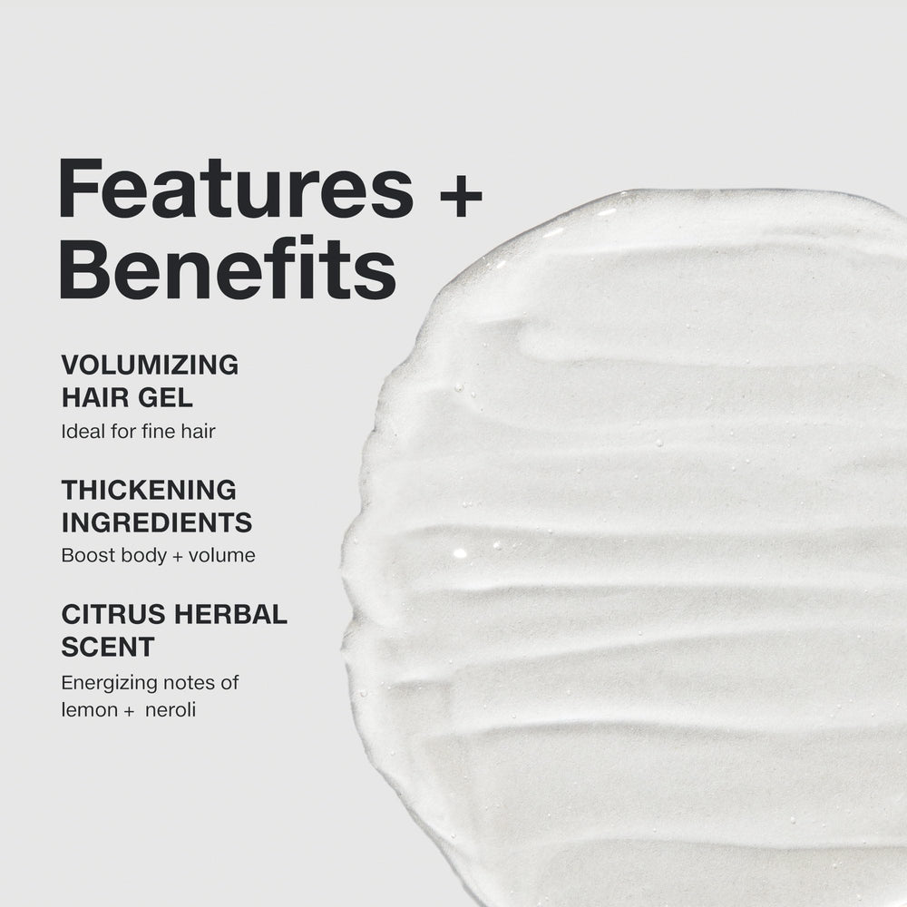 Paul Mitchell Extra-Body Gel at roots, lifting volume without stiffness.