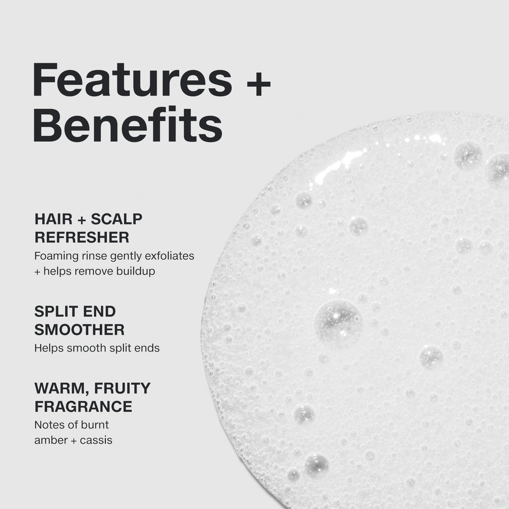 Paul Mitchell Foaming ACV Rinse foam lather distributes evenly for gentle cleansing