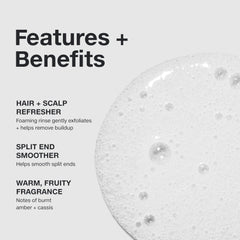 Paul Mitchell Foaming ACV Rinse foam lather distributes evenly for gentle cleansing