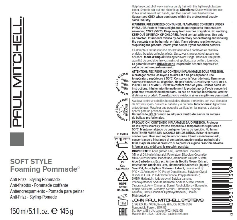 Paul Mitchell Foaming Pomade adds shine with lightweight hold on curls