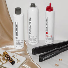 Paul Mitchell Foaming Pomade packaging highlights shine and finish