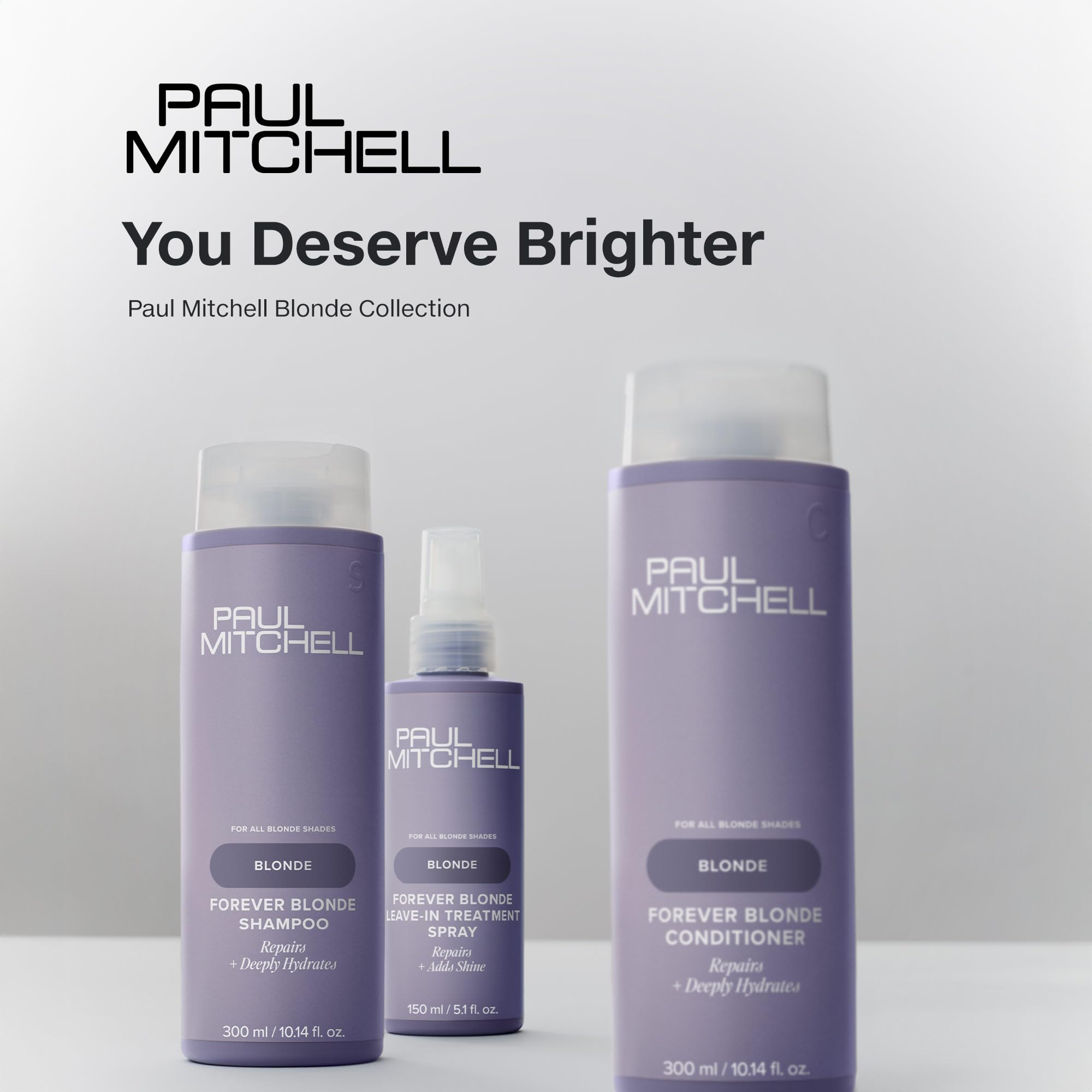 Refreshing cucumber fragrance of Paul Mitchell Forever Blonde conditioner