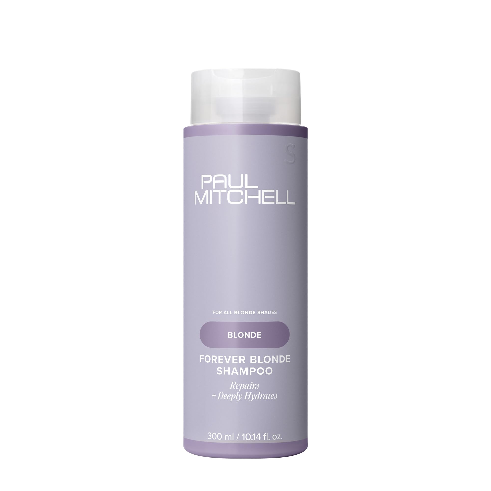 Paul Mitchell Forever Blonde Shampoo bottle for gentle cleansing of bleached hair